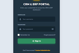 a custom crm system using django r