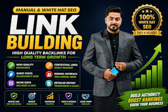 build high quality SEO backlinks with manual link building