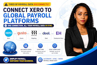connect xero to gusto rippling deel and employment hero for global payroll data