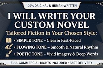 make you a comprehensive novel