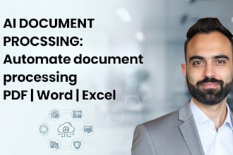 automate pdf word excel document processing using ai