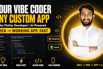 be your vibe coder and build your custom app idea fast with ai