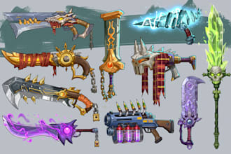 draw gun, helmet, any weapon, armor concept for you