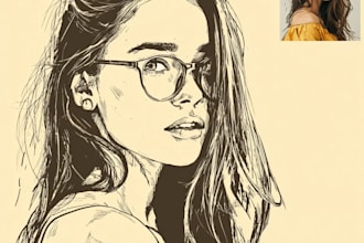 do a vector portrait for you