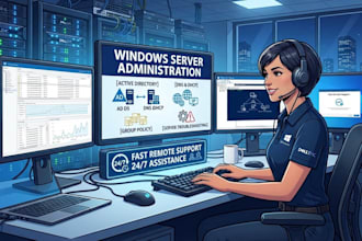 configure and troubleshoot windows server active directory