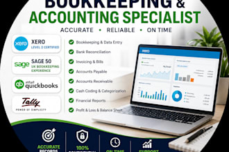 do quickbooks and tally bookkeeping monthly