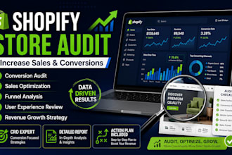 audit your ecommerce store optimize conversion rate for more sales shopify wix