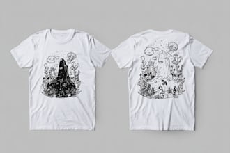 create custom streetwear t shirt design