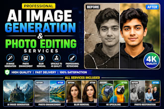 create ai images and enhance, upscale, and edit photos