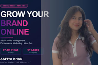 manage your social media pages and grow your brand online