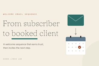 create a welcome email sequence that converts
