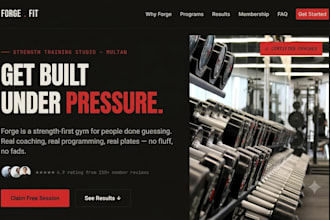 build a modern responsive landing page using HTML CSS
