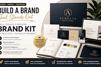 design luxury beauty workbook skincare brandbook template