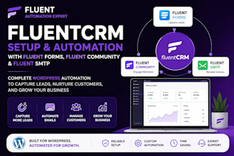 setup fluent crm email automation, fluent community, fluentcrm, fluent form smtp