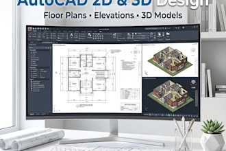 create professional 2d, 3d designs in autocad