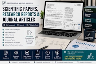 scientific papers technical reports and journal articles