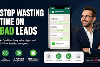 build a whatsapp lead qualification bot for real estate agents using n8n