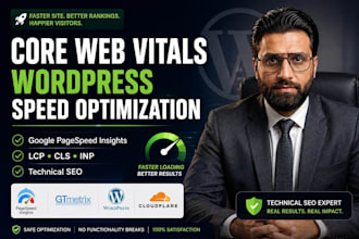 fix core web vitals, wordpress speed, and google pagespeed