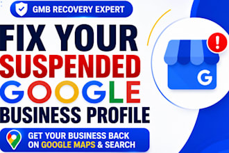 fix google business profile suspension gmb reinstate restore disabled gmb