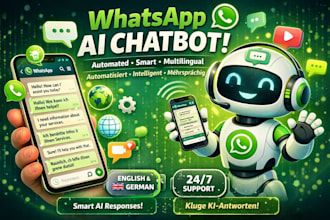 build whatsapp ai chatbot in german english