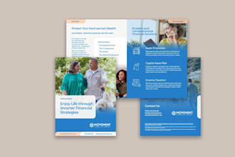 design a professional flyer, one pager, leaflet