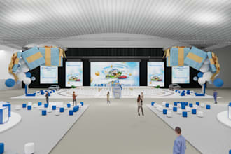 3d design your set and stage for events