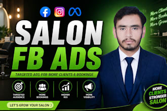 setup salon fb ads for hair salon, beauty salon and spa marketing