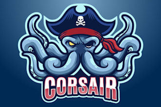 do kraken logo for gaming, esports, and fantasy brand