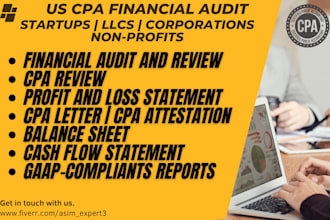 cpa financial audit, audited financial statements and CPA review