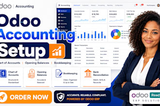 set up odoo accounting report of accounts opening balances bookkeeping, pdf fix