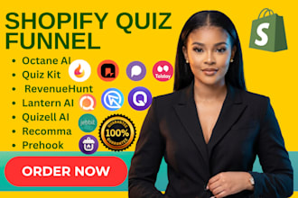 setup octane ai quiz kit prehook lantern ai revenuehunt shopify quiz funnel