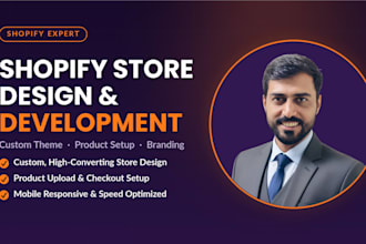 design shopify website, shopify store and shopify website development
