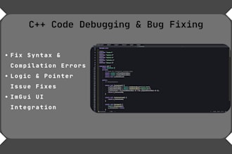 debug and fix your code errors and logic bugs