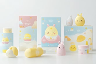 creative packaging design with print ready files