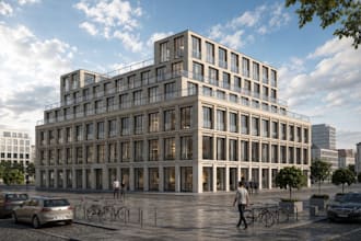 create photorealistic 3d architectural exterior rendering