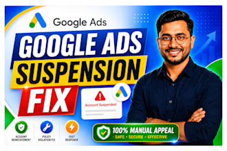 fix google ads suspension due to policy violations