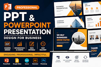 design professional PPT, powerpoint presentation for business
