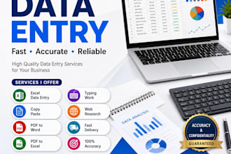 do perfect data entry and accurate typing work