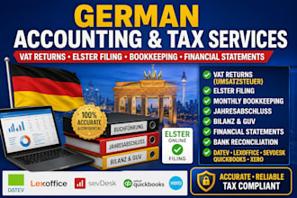do german vat returns, elster filing bookkeeping jahresabschluss, bilanz and guv