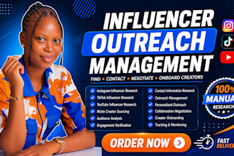 find instagram influencer research manage outreach for brand collaboration deal