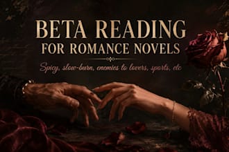 beta read your romance novel