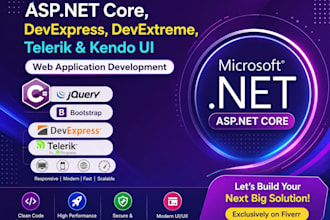 develop asp net core web api and sql server backend