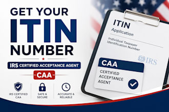 get your itin number as irs certified acceptance agent caa