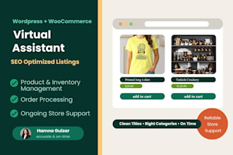 be your woocommerce virtual assistant for store management
