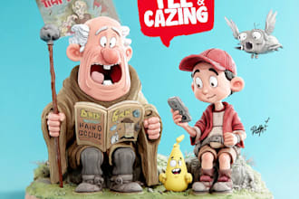 do childrens book illustration and book cover