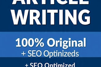 write SEO articles and english urdu voice over
