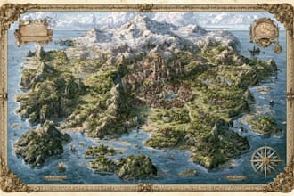 draw a map illustration for you