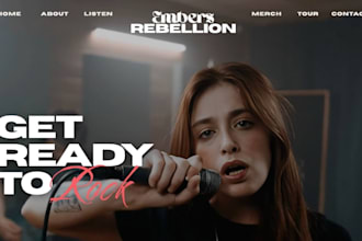 build squarespace musician website music portfolio website music artist website