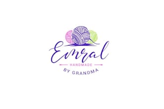 design grandma crochet knitted beautiful logo