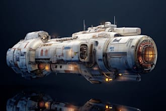 design spaceships and hard surface sci fi models